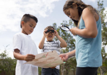 Activité chasse au trésor en famille