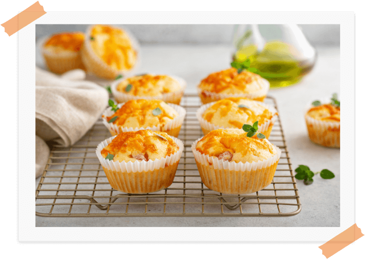 Muffin à la mimolette