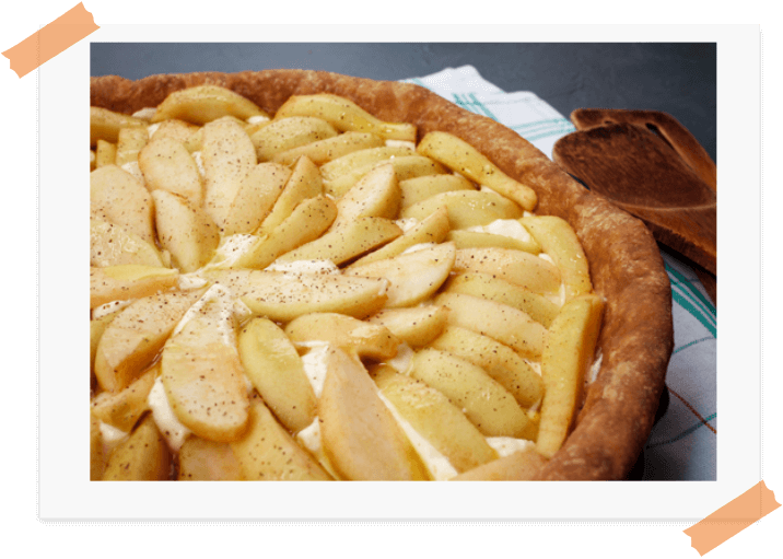 Tarte poire et Geoffroy